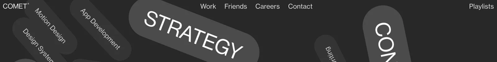 Features · COMET landing page section