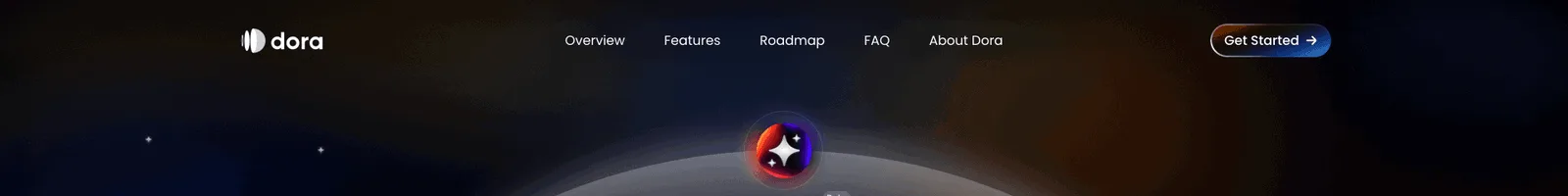 Hero · Dora AI Beta landing page section