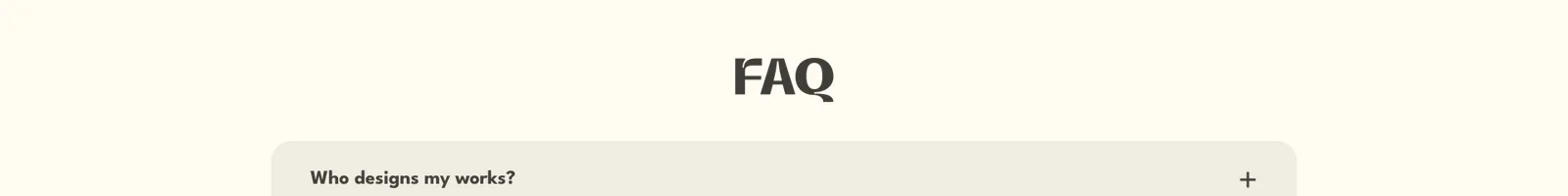 FAQ · PixelEase landing page section