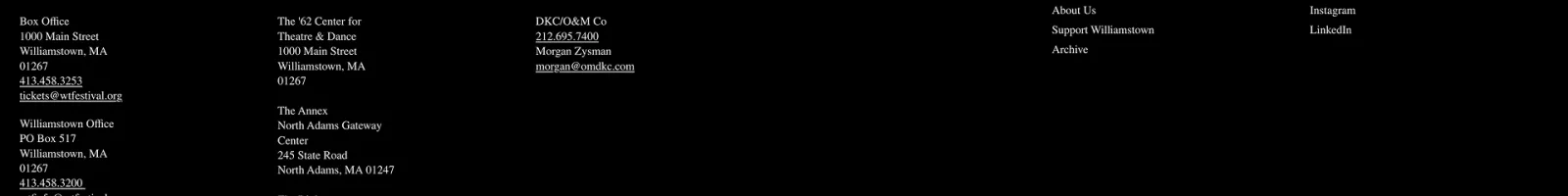 https://www.wtfestival.org/ landing page section