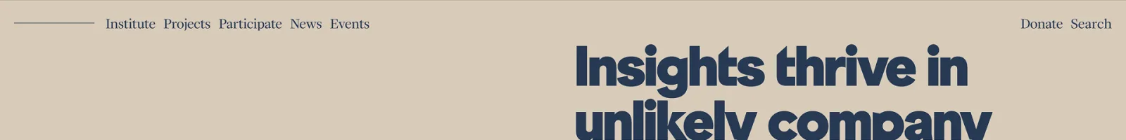 https://incite.columbia.edu/ landing page section