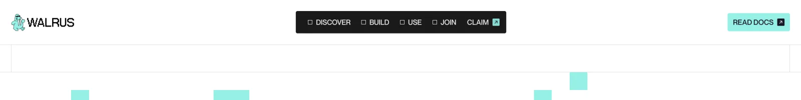 Walrus landing page section
