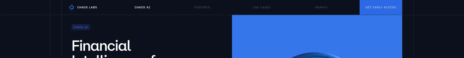 chaoslabs landing page section