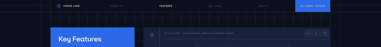 chaoslabs landing page section