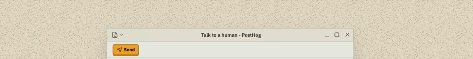 Posthog landing page section