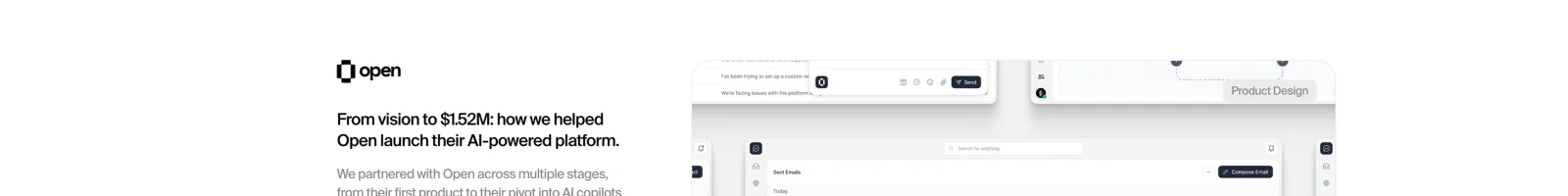 ArtOne landing page section
