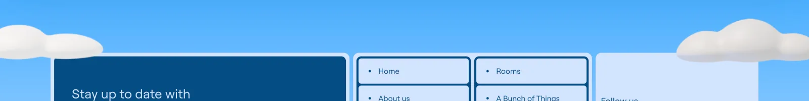Things, Inc landing page section