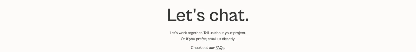 Undefined landing page section