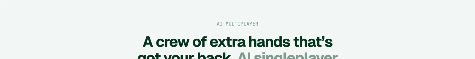 Pencil landing page section
