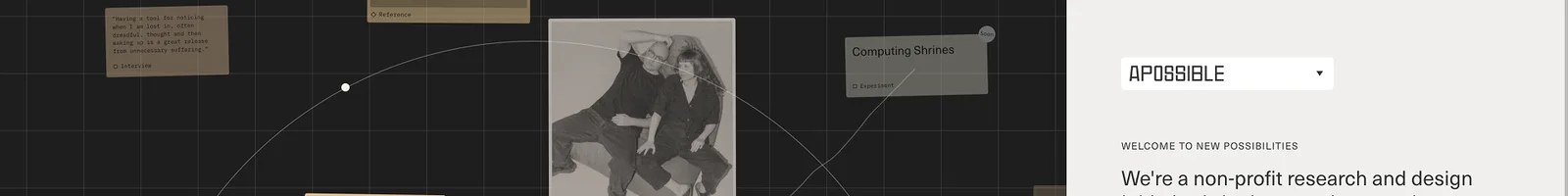 Hero, Catalog · Apossible landing page section