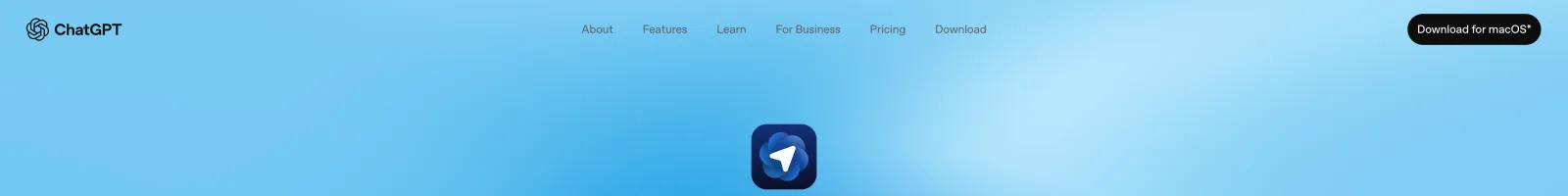 Atlas landing page section
