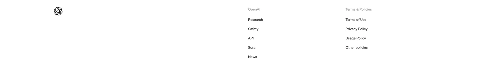 Atlas landing page section
