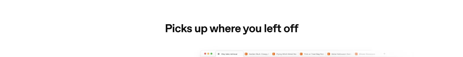 Atlas landing page section