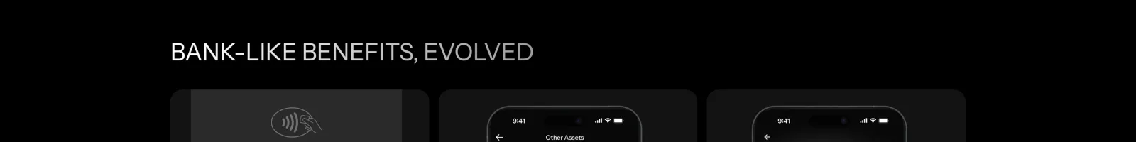 Kast landing page section