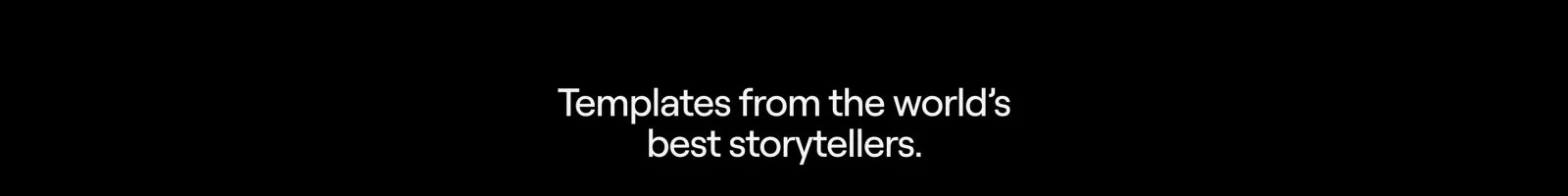 Chronicle landing page section