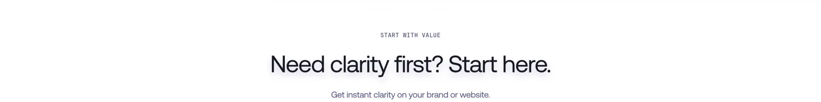 Jords landing page section