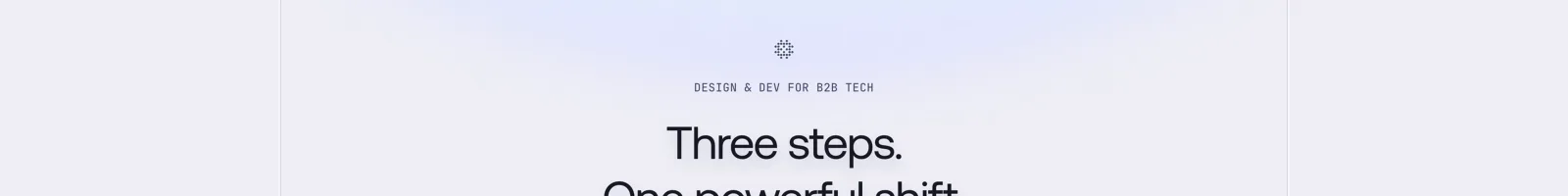 Jords landing page section