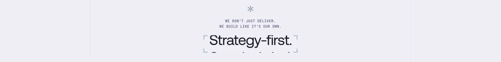Jords landing page section