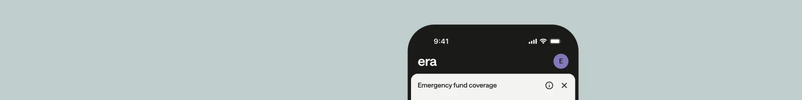 Era landing page section