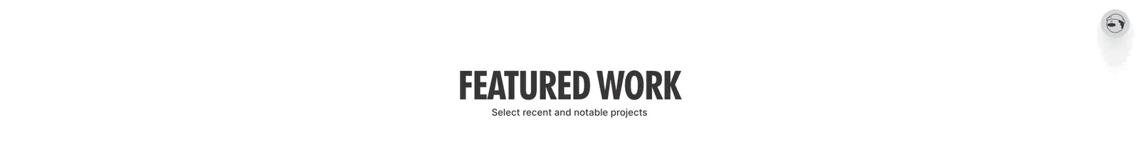 Works · Spencer Gabor landing page section
