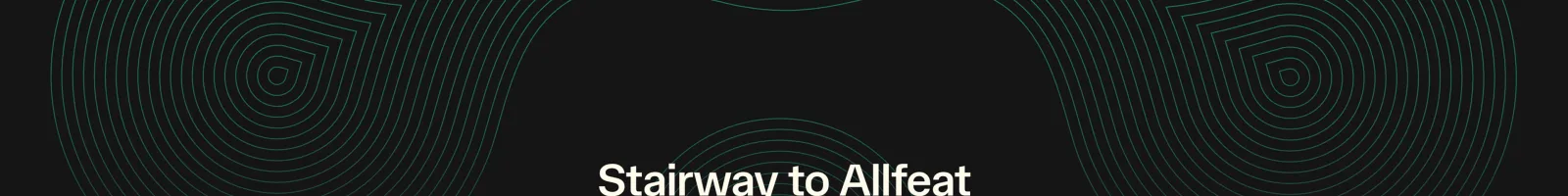 Allfeat landing page section
