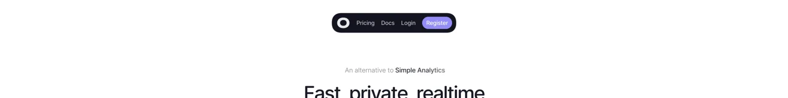 Visitors Now landing page section