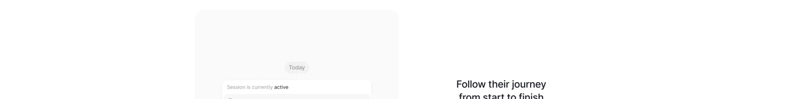 Visitors Now landing page section