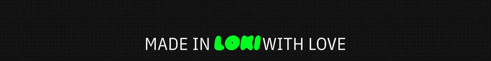 Loki.build landing page section
