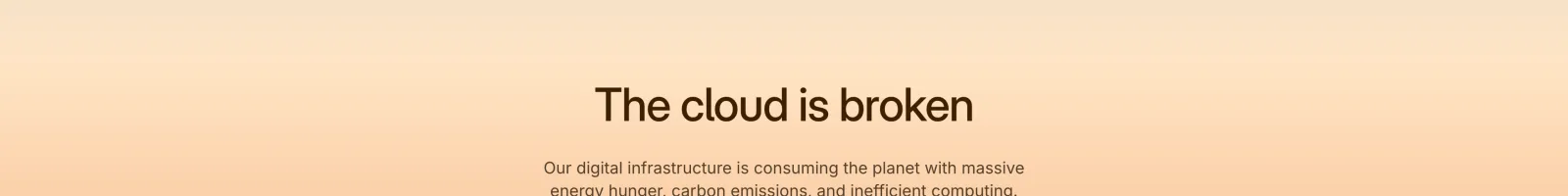 Helio Cloud landing page section