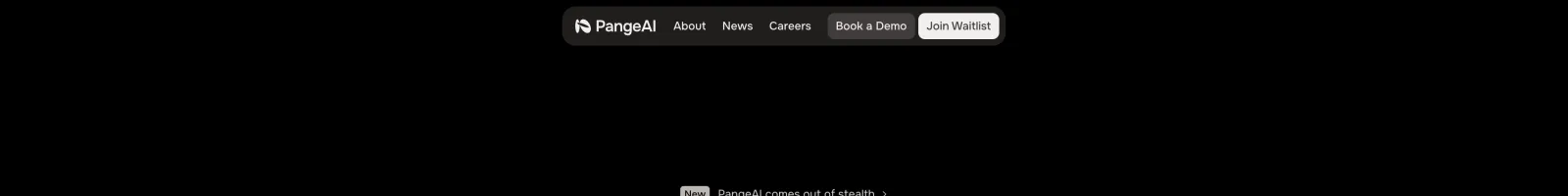 Pange Ai landing page section