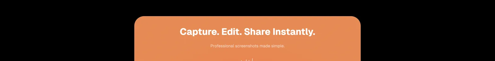 Better Shot landing page section