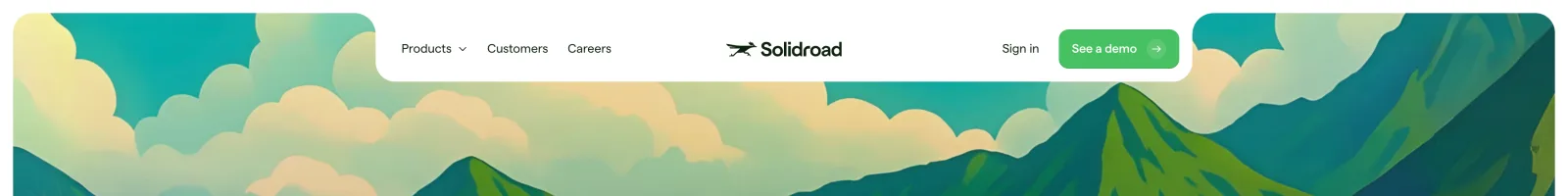 Solid Road landing page section