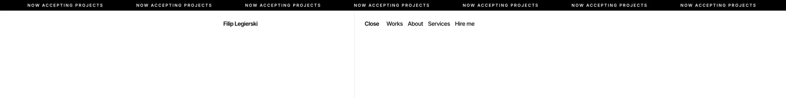 Kedavra landing page section