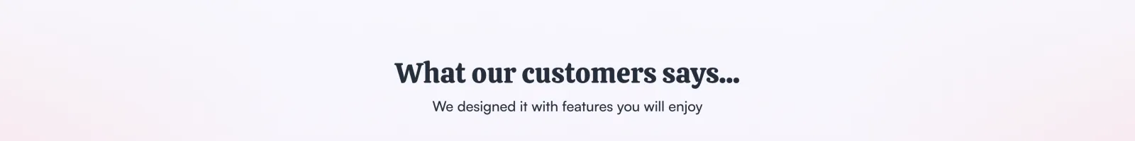 Riffo landing page section