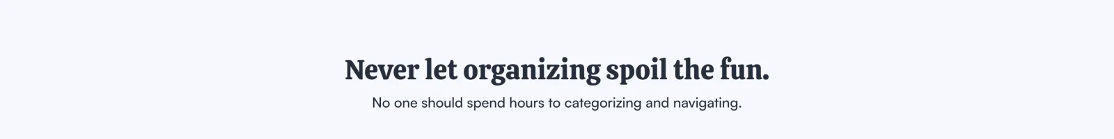 Riffo landing page section