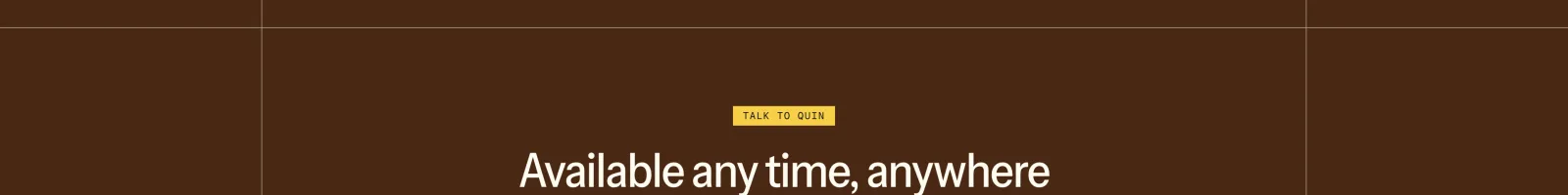 Heyquin landing page section