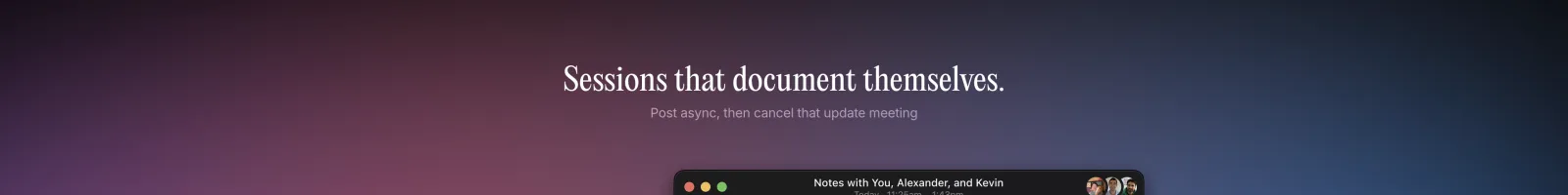 Multi landing page section