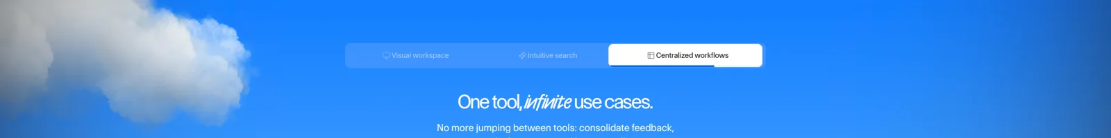 Air Inc landing page section