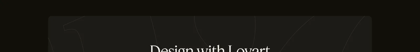 Lovart landing page section