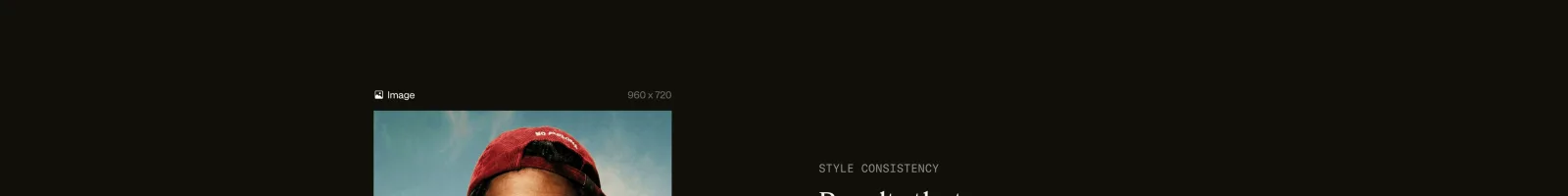 Lovart landing page section