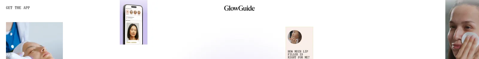 Glowguide landing page section