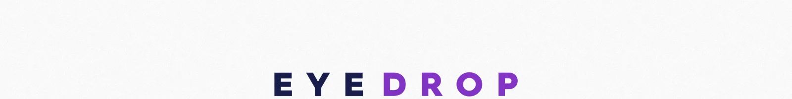 Eyedrop landing page section