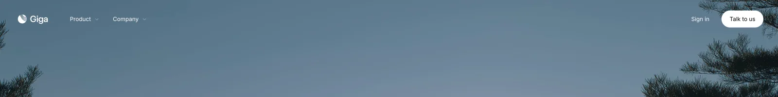 Giga Ai landing page section