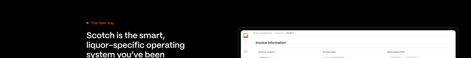 Scotchpos landing page section