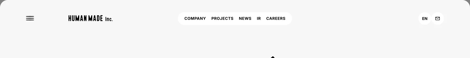 Human Made landing page section