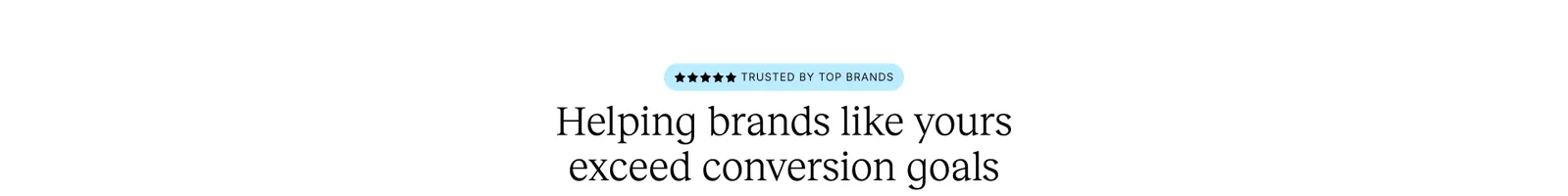 Reviews · Peek Insights landing page section
