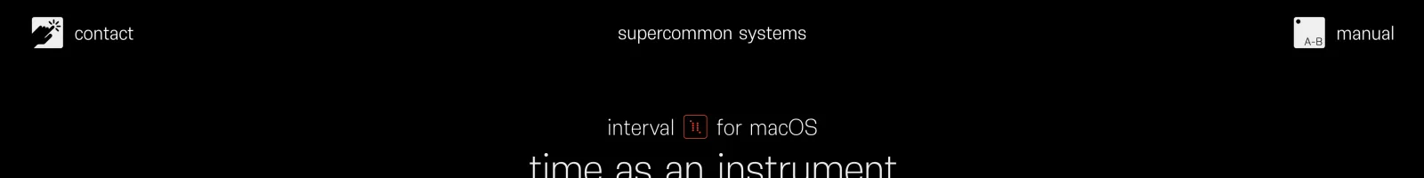 Supercommon Systems landing page section
