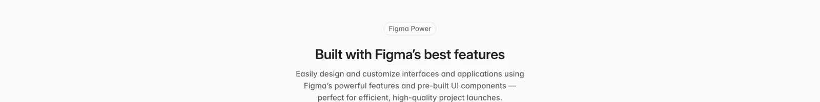 Sort UI landing page section