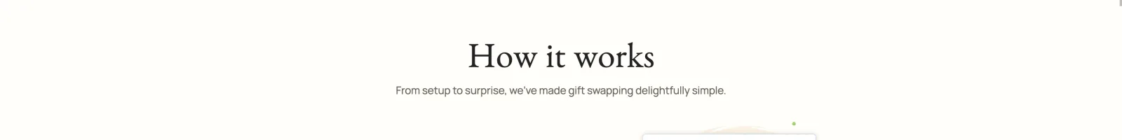 Swapsmore landing page section