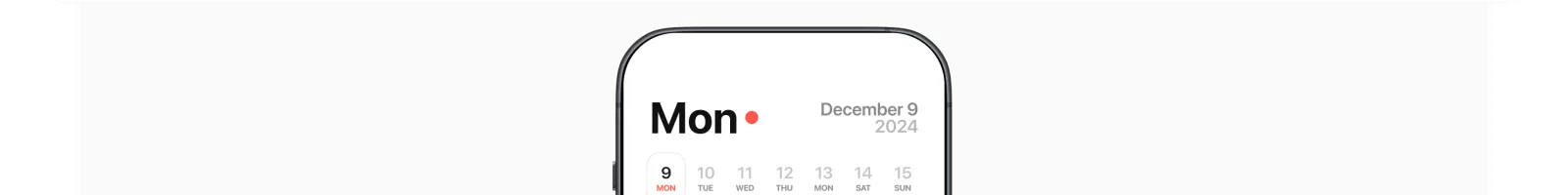 Joi landing page section